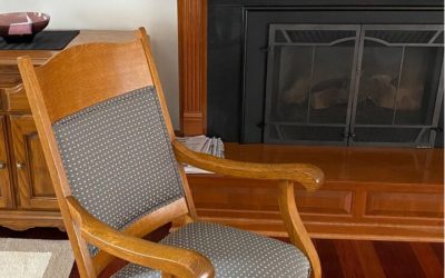 Should you Reupholster that Old Rocking Chair?  Hell yah!